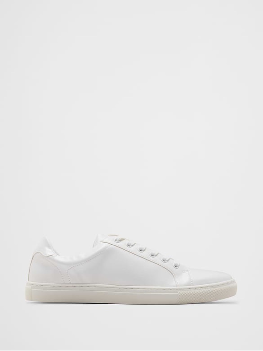 Banana Republic Men's White Vegan Low-Top Sneaker - Picture 3 of 12